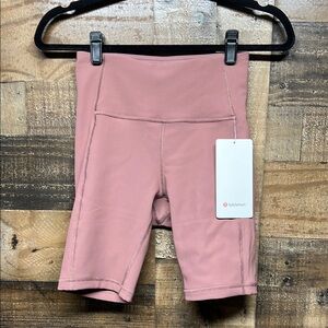 NWT Lululemon Athletica‎ Ribbed Contoured HR Bike Short 8" Women's Size 4